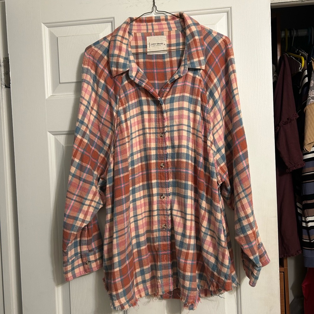 Lucky Brand Multicolor Plaid flannelShirt